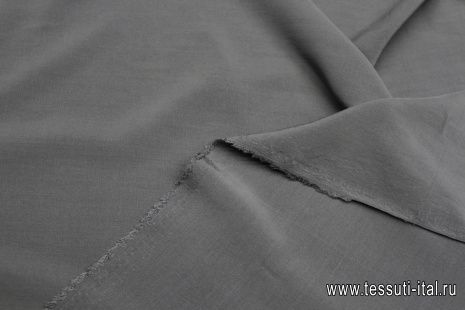 Шелк вареный (о) серый - итальянские ткани Тессутидея арт. 10-3583