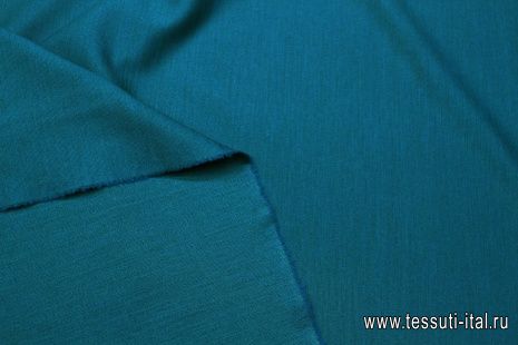 Джерси (о) темно-бирюзовое - итальянские ткани Тессутидея арт. 13-1591