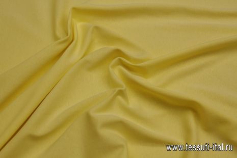 Трикотаж рибана (о) желтый - итальянские ткани Тессутидея арт. 12-1148