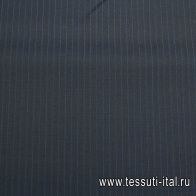 Костюмная полоска (н) сине-голубая - итальянские ткани Тессутидея арт. 05-2447