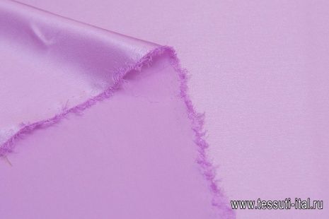 Шелк атлас (о) светло-лиловый - итальянские ткани Тессутидея арт. 10-1888