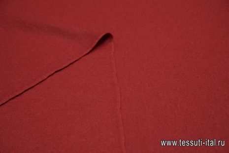 Пальтовая лоден (о) красно-коричневая - итальянские ткани Тессутидея арт. 09-1783