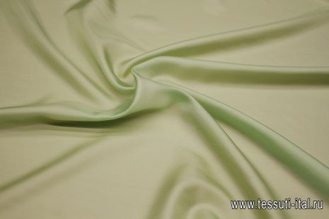 Подкладочная вискоза (о) светло-зеленая - итальянские ткани Тессутидея арт. 08-1375