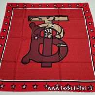 Шелк купон-платок 90*90см  - итальянские ткани Тессутидея арт. F-6184