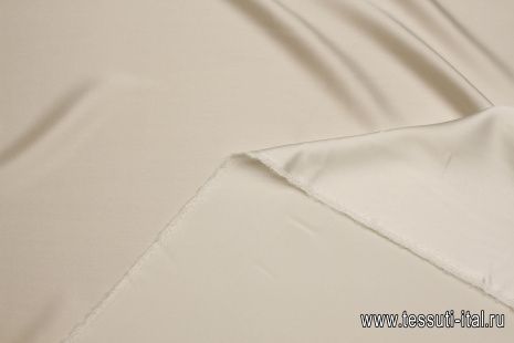 Шелк атлас стрейч (о) белый - итальянские ткани Тессутидея арт. 10-3505