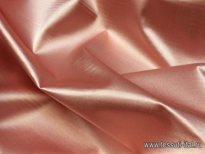Шелк атлас стрейч проклеенный (о) розовый - итальянские ткани Тессутидея арт. 02-7922