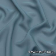 Крепдешин (о) серо-бирюзовый - итальянские ткани Тессутидея арт. 10-3029