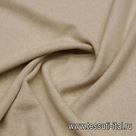 Трикотаж кашемир (о) бежевый - итальянские ткани Тессутидея арт. 15-1124