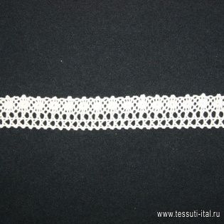 Тесьма-шитье топленое молоко ш-3см - итальянские ткани Тессутидея арт. 01-0365