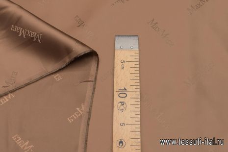 Подкладочная (о) коричневая - итальянские ткани Тессутидея арт. 08-1305