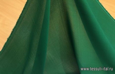 Крепдешин (о) зеленый Etro - итальянские ткани Тессутидея арт. 02-7126