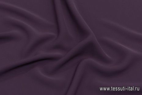 Плательная кади стрейч (о) фиолетовая - итальянские ткани Тессутидея арт. 03-5507
