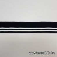 Подвяз черно-белый  4,5*120см - итальянские ткани Тессутидея арт. F-4371