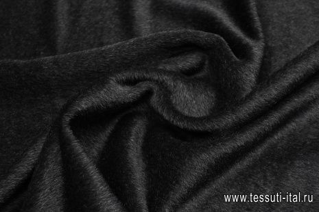 Пальтовая (о) черно-серая меланж - итальянские ткани Тессутидея арт. 09-2031