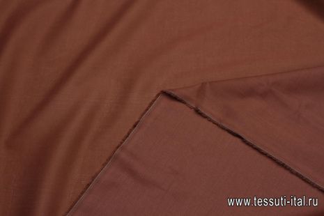 Батист (о) коричневый - итальянские ткани Тессутидея арт. 01-7439