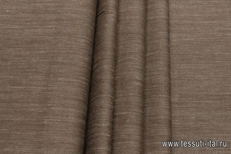 Костюмная стрейч под джинсу (о) бежево-черная - итальянские ткани Тессутидея арт. 05-4409