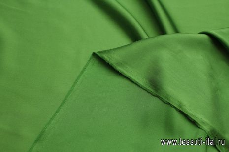 Подкладочная стрейч (о) зеленая - итальянские ткани Тессутидея арт. 07-1448