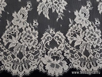 Кружевное полотно (о) бежевое Solstiss - итальянские ткани Тессутидея арт. 03-5367