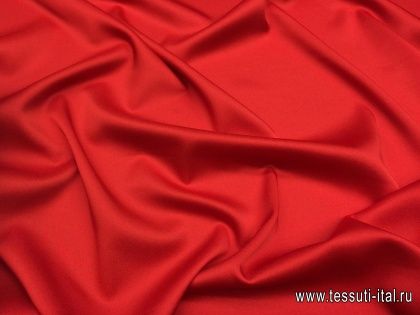 Плательная стрейч (о) красная - итальянские ткани Тессутидея арт. 04-1112
