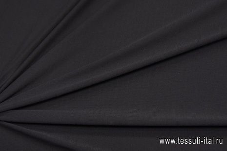 Трикотаж вискоза купон (2,1м) (о) черный - итальянские ткани Тессутидея арт. 14-1694