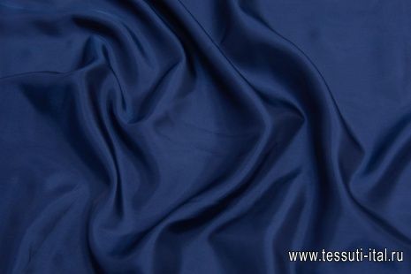 Подкладочная вискоза (о) синяя - итальянские ткани Тессутидея арт. 08-1214
