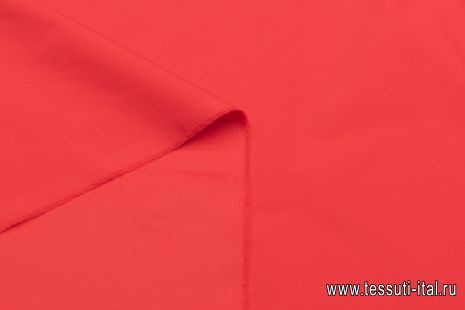 Сорочечная стрейч (о) красная - итальянские ткани Тессутидея арт. 01-6975