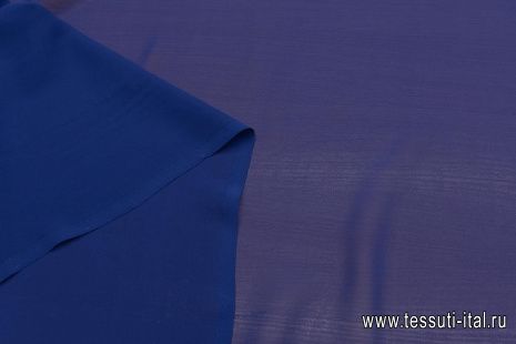 Шифон (о) васильковый - итальянские ткани Тессутидея арт. 10-2994