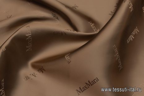 Подкладочная (о) коричневая - итальянские ткани Тессутидея арт. 08-1308