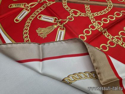 Шелк купон-платок 90*90см  - итальянские ткани Тессутидея арт. F-6185