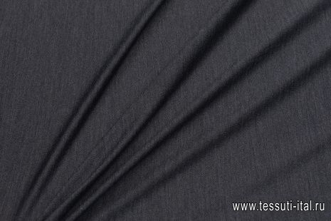 Трикотаж шерсть (о) темно-серый - итальянские ткани Тессутидея арт. 15-1057