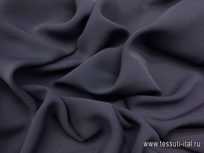 Крепдешин (о) сине-серый - итальянские ткани Тессутидея арт. 02-7991