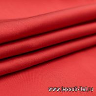 Хлопок стрейч (о) красный - итальянские ткани Тессутидея арт. 01-7101