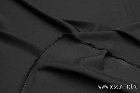 Костюмная (о) черная - итальянские ткани Тессутидея арт. 05-4468