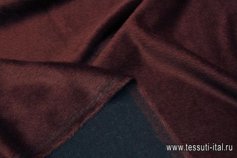 Пальтовая (о) бордовая - итальянские ткани Тессутидея арт. 09-2029