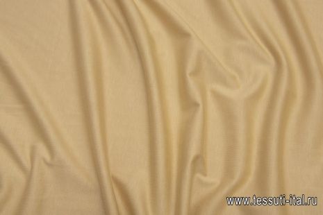 Трикотаж мерсеризованный хлопок (о) бежевый   - итальянские ткани Тессутидея арт. 12-1069