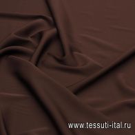 Шелк кади стрейч (о) темно-бордовый - итальянские ткани Тессутидея арт. 10-3341