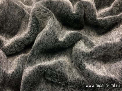 Мех искусственный (о) серый - итальянские ткани Тессутидея арт. 06-0106