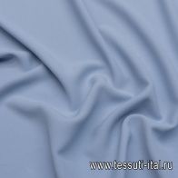 Плательная кади стрейч (о) голубая - итальянские ткани Тессутидея арт. 03-6816
