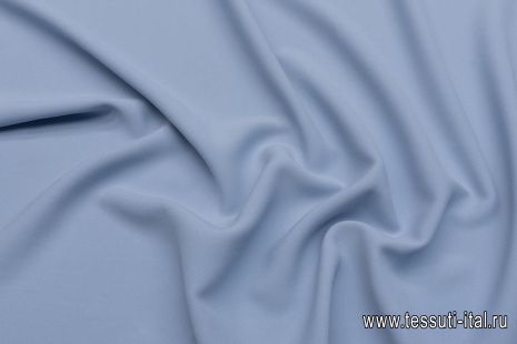 Плательная кади стрейч (о) голубая - итальянские ткани Тессутидея арт. 03-6816