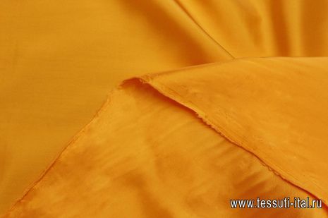 Подкладочная стрейч (о) морковная - итальянские ткани Тессутидея арт. 07-1483