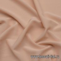 Плательная вискоза стрейч (о) персиковая - итальянские ткани Тессутидея арт. 04-1535