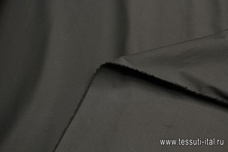 Сорочечная стрейч (о) черная - итальянские ткани Тессутидея арт. 01-7133