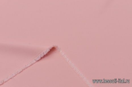 Плательная кади стрейч (о) розово-бежевая - итальянские ткани Тессутидея арт. 03-5610