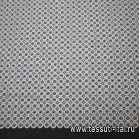 Кружево макраме на сетке (о) белое Ermanno Scervino - итальянские ткани Тессутидея арт. 03-4294