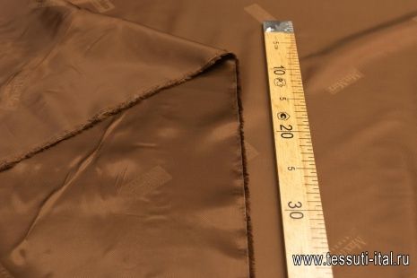 Подкладочная (о) коричневая в стиле Max Mara - итальянские ткани Тессутидея арт. 08-1068
