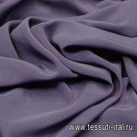 Крепдешин (о) темно-серый - итальянские ткани Тессутидея арт. 02-8380