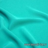 Плательная стрейч дабл (о) изумрудная - итальянские ткани Тессутидея арт. 03-6452