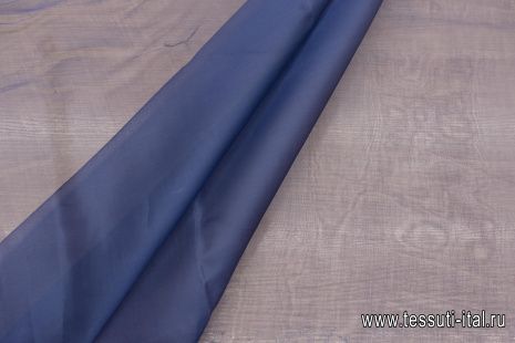 Органза (о) синяя - итальянские ткани Тессутидея арт. 01-6992