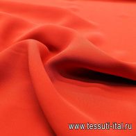 Шелк кади (о) кирпичный - итальянские ткани Тессутидея арт. 10-3074