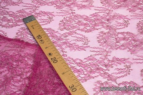 Кружевное полотно (н) розово-бежевое Solstiss - итальянские ткани Тессутидея арт. 03-6144